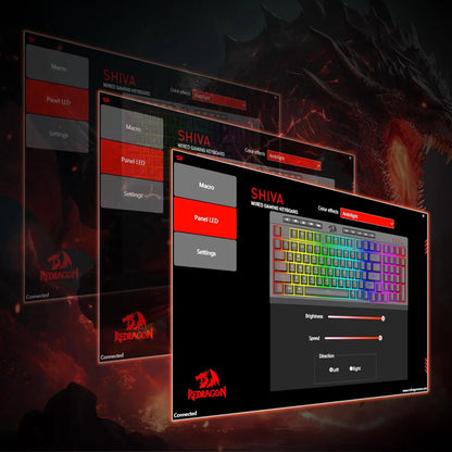 Redragon K515 Shiva RGB Membrane Gaming 98 Keys Mechanical Keyboard