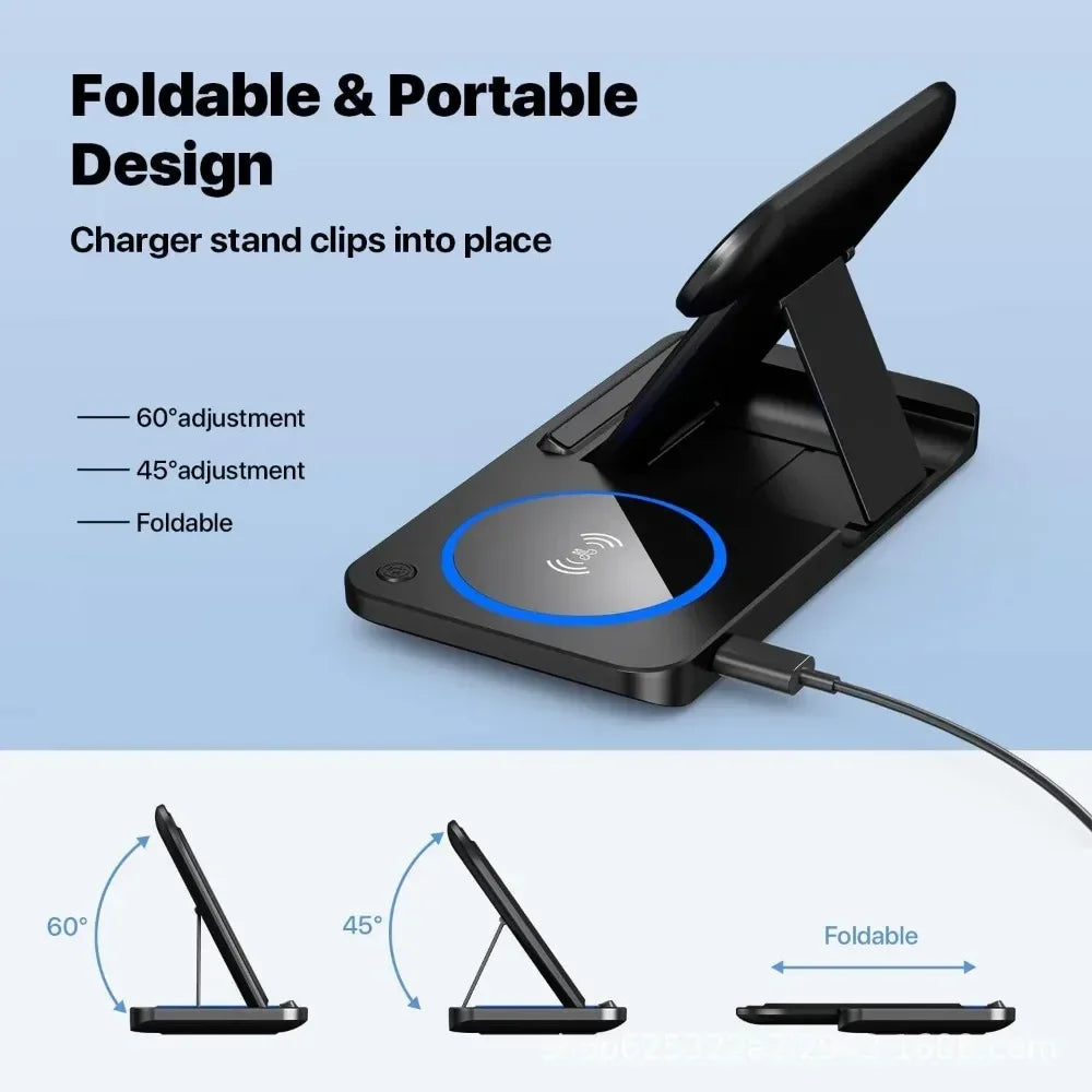 30W 3 in 1 Fast Wireless Charger