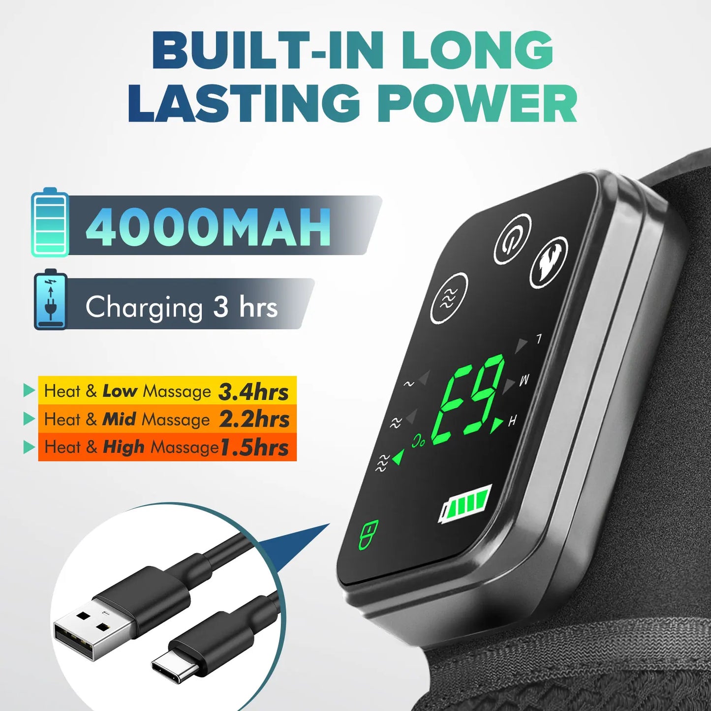 Intelligent Electric Heating Knee Protection Massage