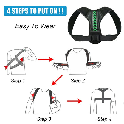 Adjustable Back Shoulder Posture Corrector