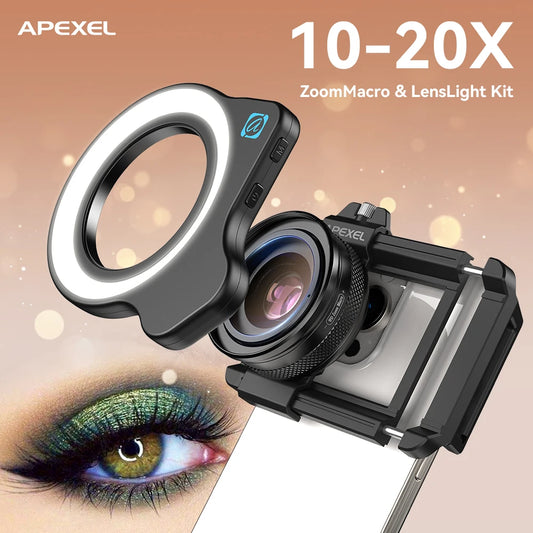 APEXEL 10-20X Zoom Macro Lens