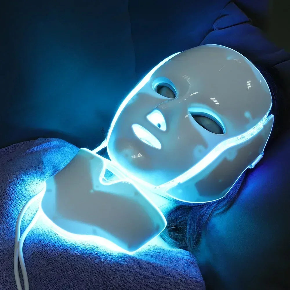 Foreverlily 7 Colors Light LED Facial Skin Care Mask