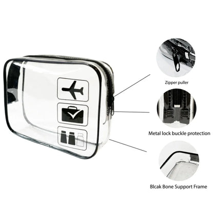 Transparent Zipper Makeup Bag