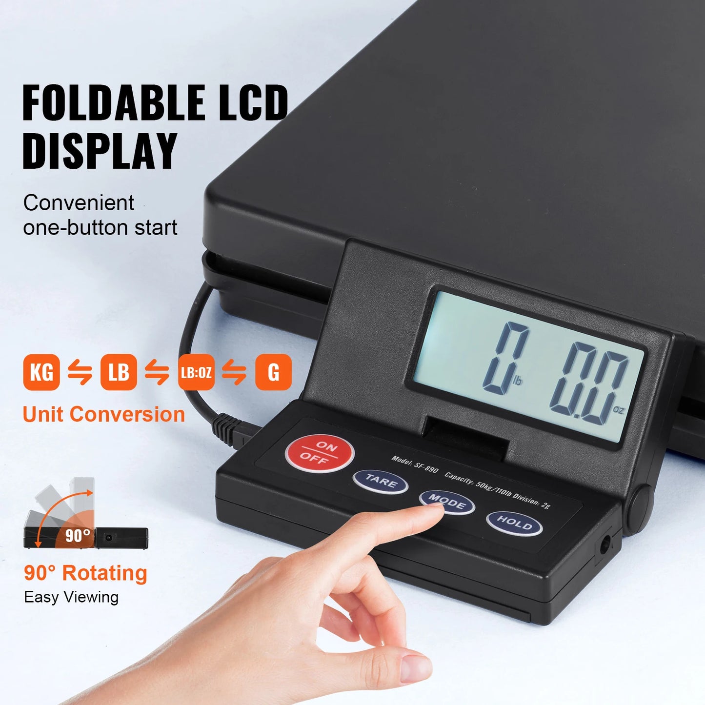 SucceBuy 110 lbs Digital Postal Shipping Scale