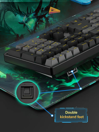 NPET 87 Keys RGB Mechanical Keyboard