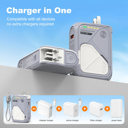 PD 22.5W Fast Charging 10000mAh Magnetic Wireless Power Bank