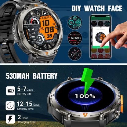 EIGIIS KE3 2025 New Bluetooth Call Smartwatch for men