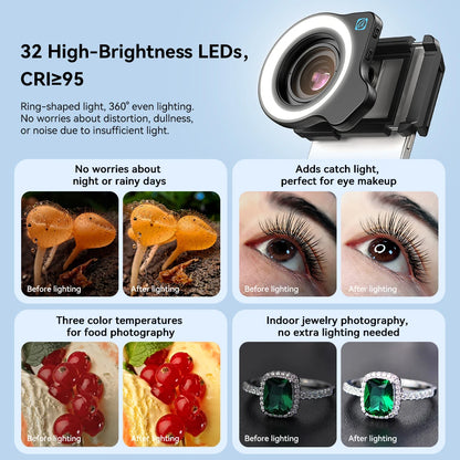 APEXEL 10-20X Zoom Macro Lens