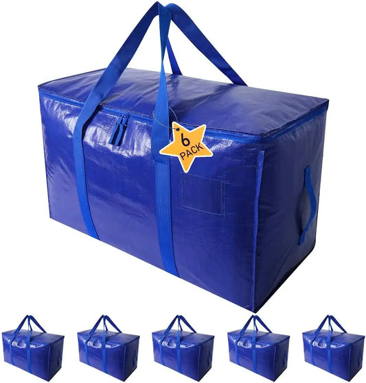 6 Pack Extra Large Heavy Duty Moving Bags