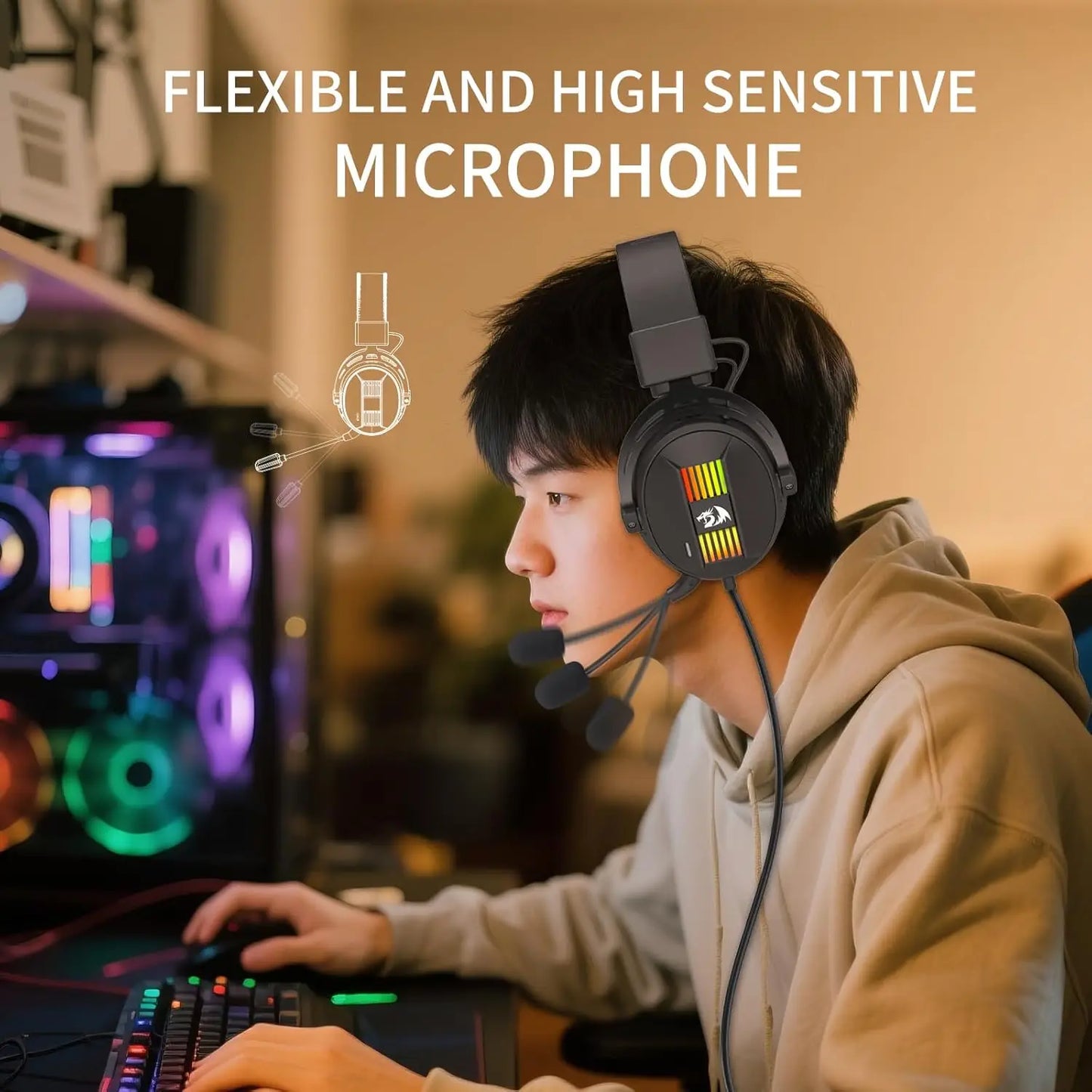 Redragon H375 Wired Gaming Headset