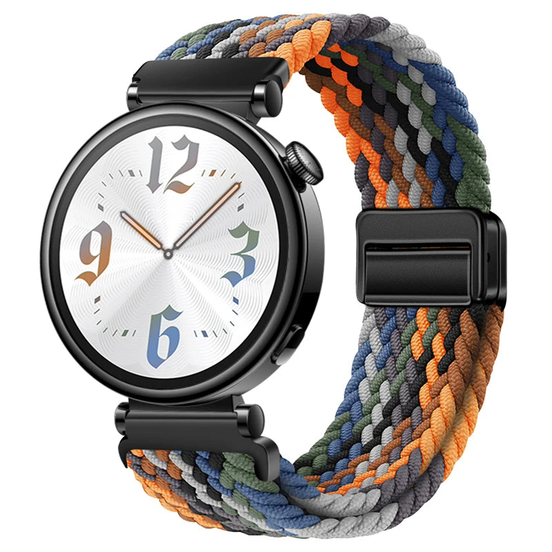 18mm Braided Magnetic Strap For huawei watch
