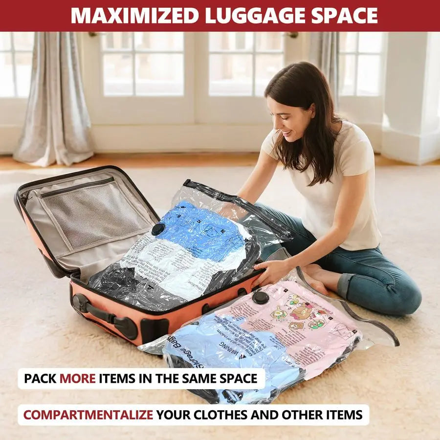 Pack Travel Vacuum Storage Bags