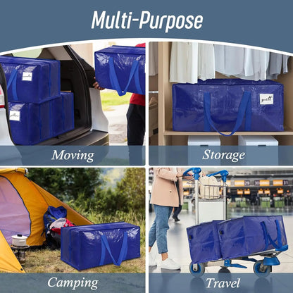 6 Pack Extra Large Heavy Duty Moving Bags
