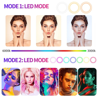 12" Dimmable LED Selfie Ring Light