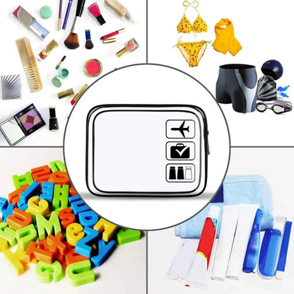 Transparent Zipper Makeup Bag