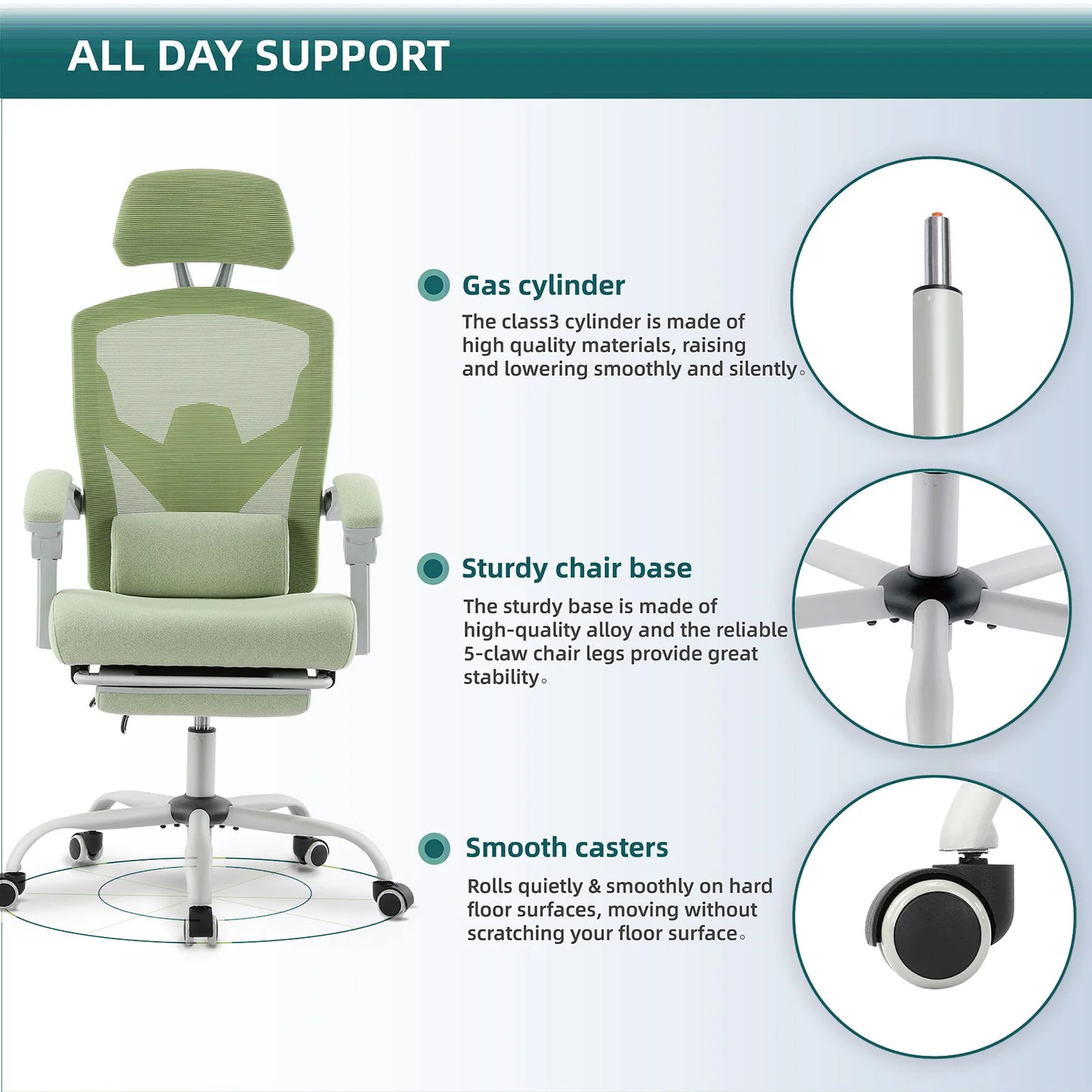 JHK Ergonomic Reclining High Back Gaming Chair