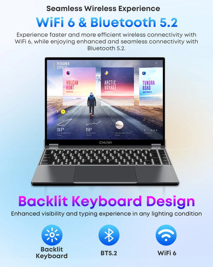 CHUWI FreeBook 2-in-1 Laptop 13.5'' Intel