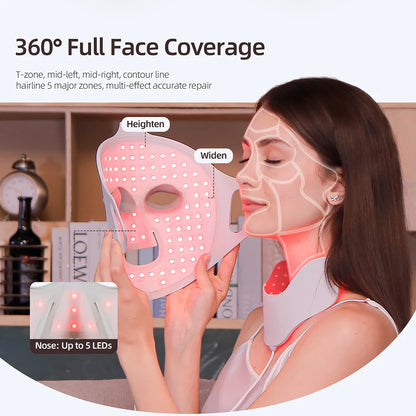 7 Colors Photon Face Neck LED Mask