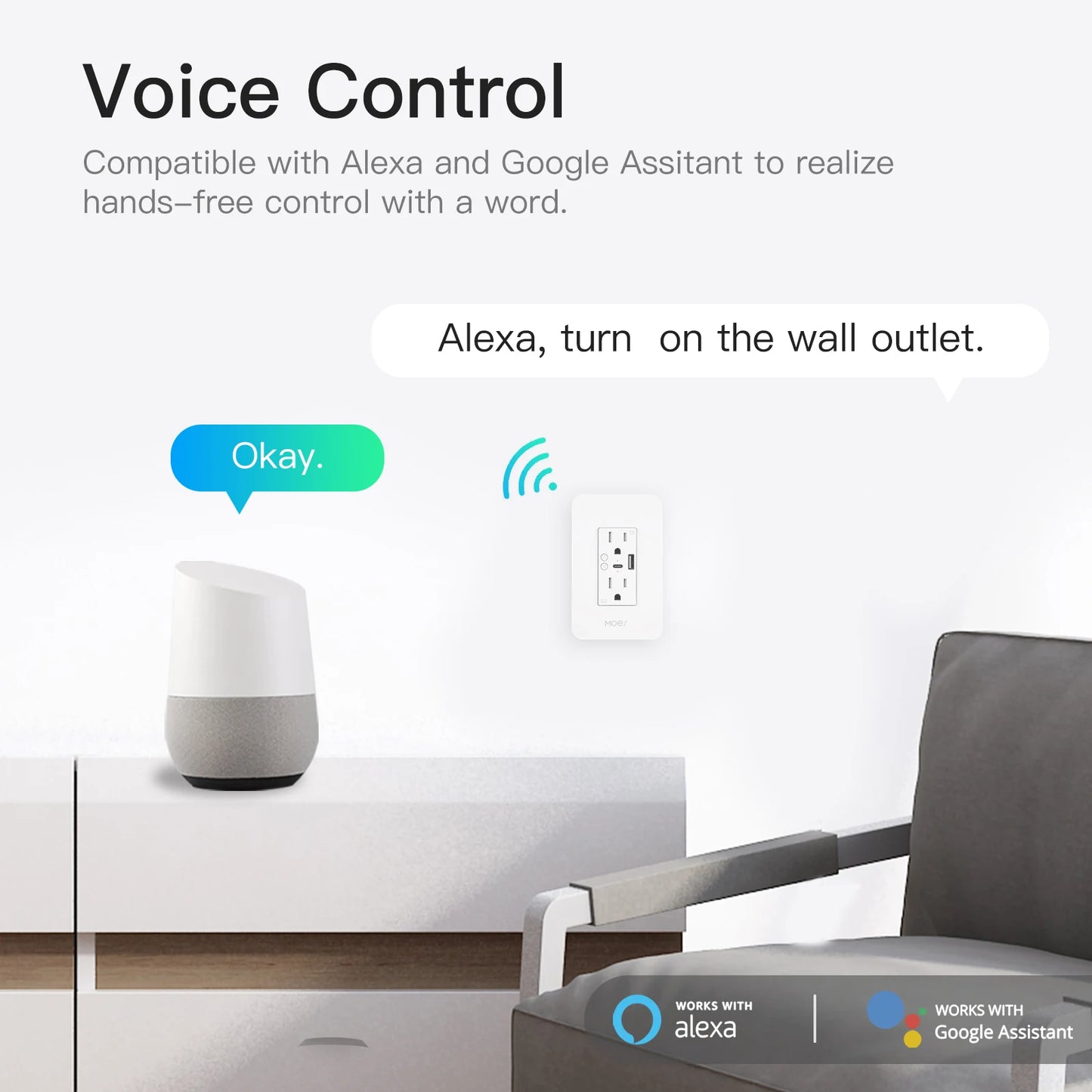 WiFi Smart Power Wall Socket