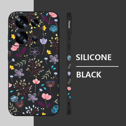 Small Flowers Print Lanyard Case
