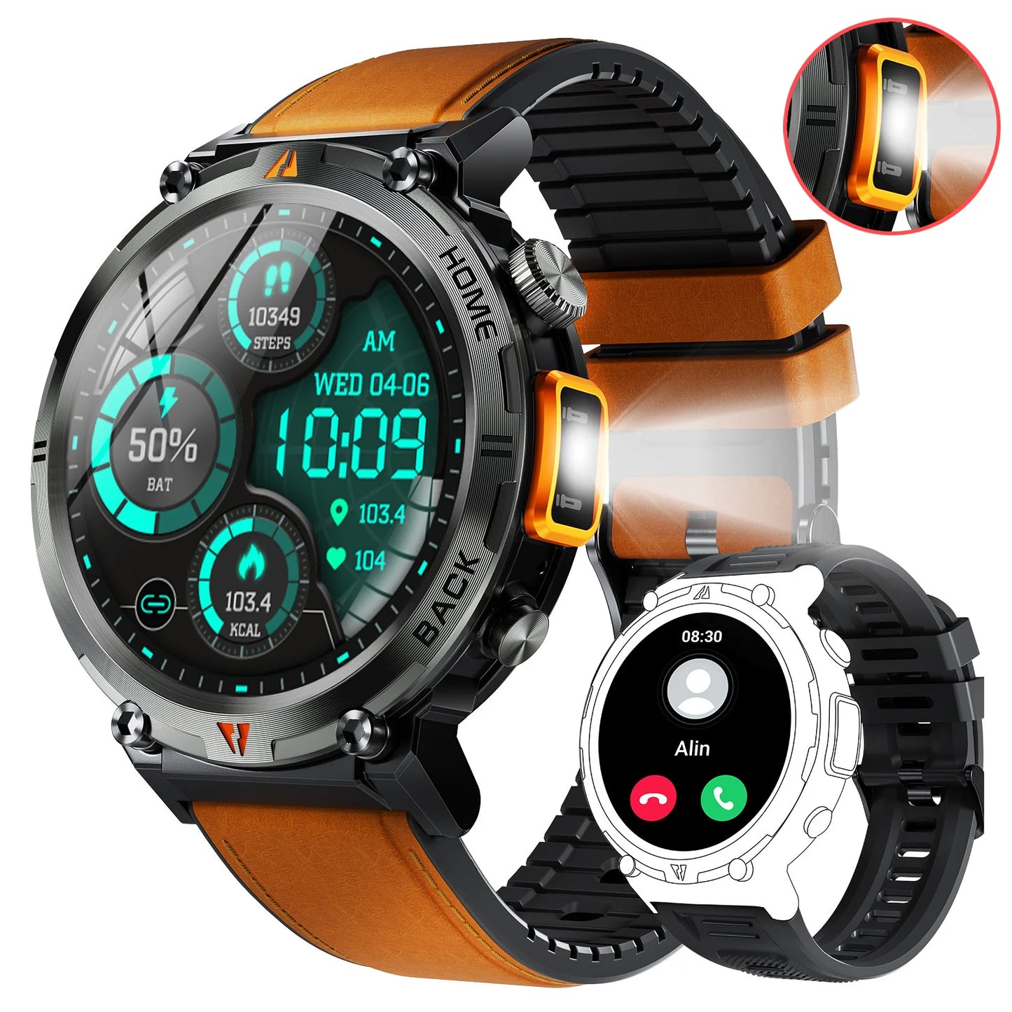 EIGIIS KE3 2025 New Bluetooth Call Smartwatch for men