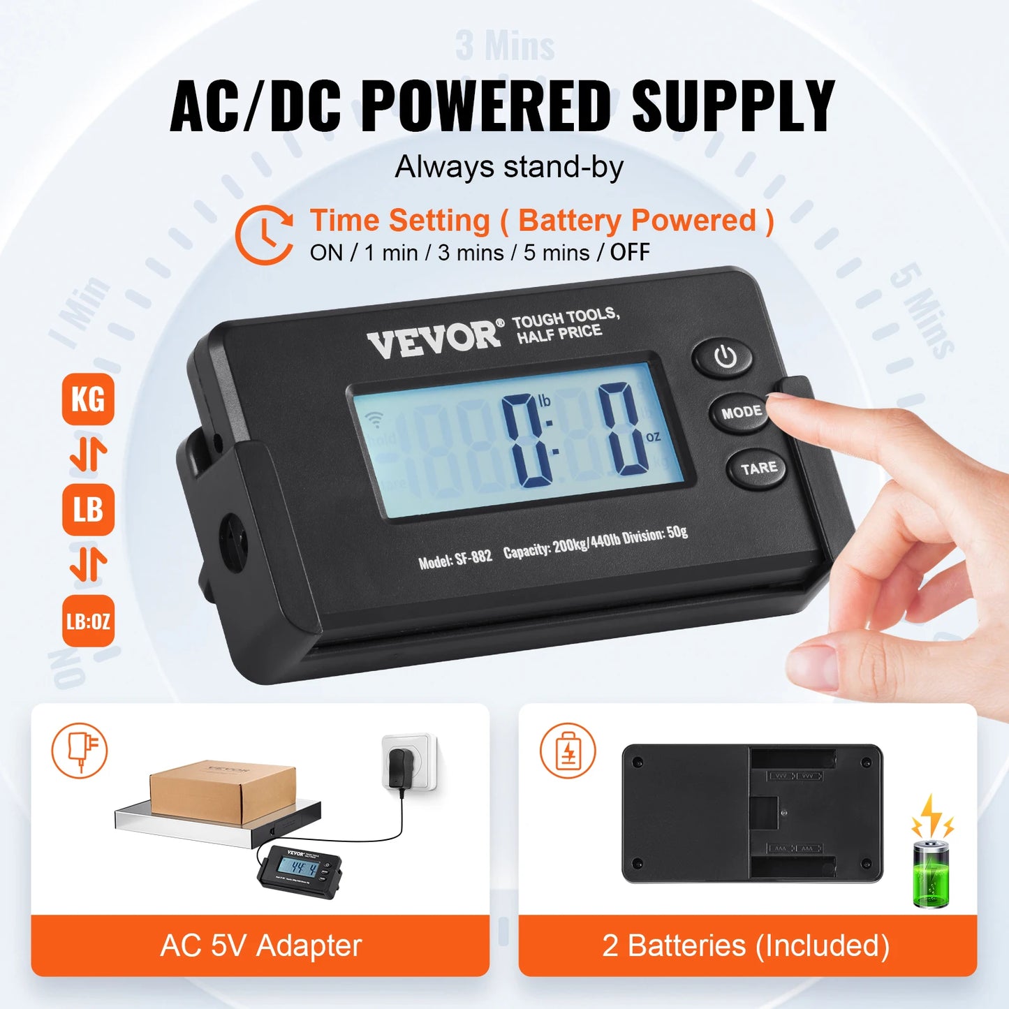 SucceBuy Split Type Digital Shipping Scale